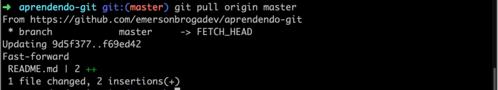 git pull